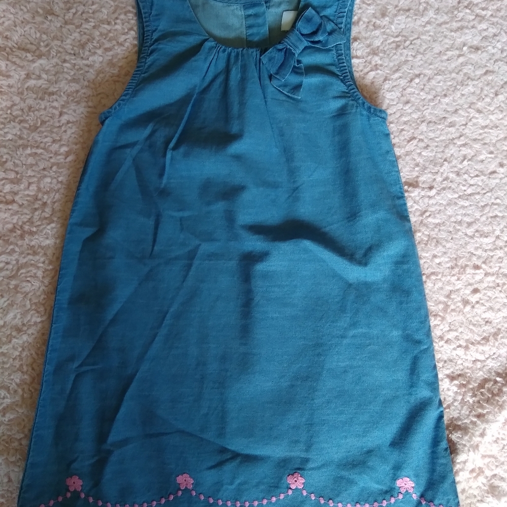 Crown & Ivy 4T Jean Sleeveless dress